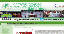 Desktop Screenshot of akperyarsismd.ac.id